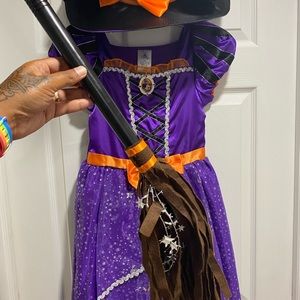 Mini Mouse Witch Costume (size 7/8)